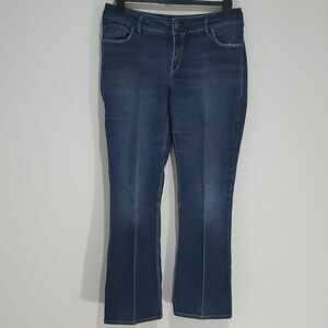 Silver Suki dark wash 35x34 straight leg jeans